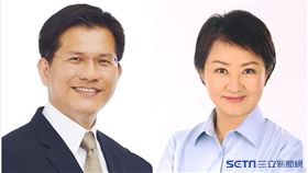 林佳龍領先盧秀燕1成2 建設牌與東亞青運有助攻　林43.9％、盧31.1％ （圖／翻攝自林佳龍、盧秀燕臉書）