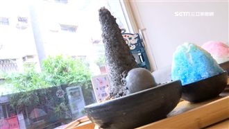 吃「山型冰」有訣竅　下往上挖才不倒