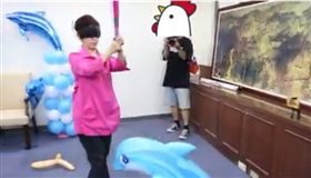 洪秀柱 白海豚 翻攝自卡提諾論壇