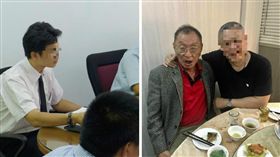 董念台　林俊佑　合成圖／翻攝自董念台臉書、中央社