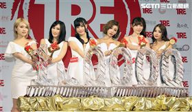 2018台北國際成人展六大AV女優（由左至右）椎名空、Julia、高橋聖子、明日花綺羅、橋本有菜、友