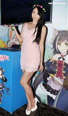 性感正妹夏晴。（記者邱榮吉/攝影）