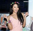 性感正妹夏晴。（記者邱榮吉/攝影）