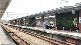 迎接台中花博　后里火車站植栽綠牆迎接台中世界花博，台中市政府在10處城市入口進行景觀改善，在后里火車站植栽綠牆。（台中市政府提供）中央社記者趙麗妍傳真　107年7月17日