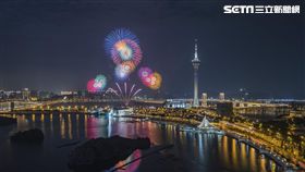 澳門煙火,國際煙花比賽匯演。（圖／澳門旅遊局提供）