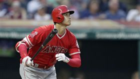 ▲大谷翔平大爆發的夜晚，演出大聯盟首次雙響砲。（圖／美聯社／達志影像）