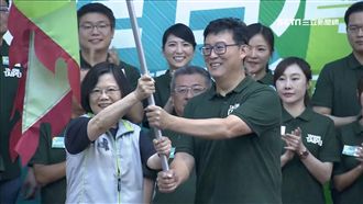親為姚文智授旗！蔡英文盼首都勝選
