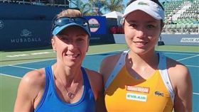 詹詠然（右）與佩絲琪克。（圖／翻攝自詹詠然IG）