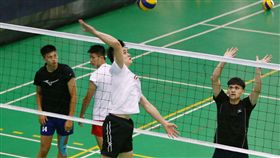 備戰亞洲盃，中華隊到比賽場實地操兵。（圖／中華排協提供）