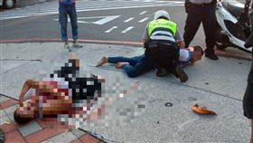 新北市,板橋,新海橋,環河西路,砍人,糾紛,送醫,民眾提供