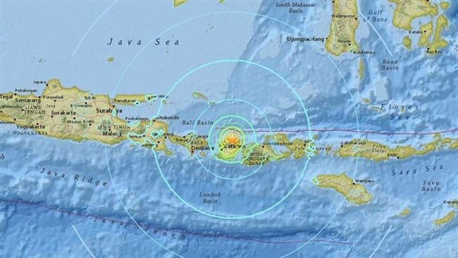 規模6.8強震　襲擊印尼龍目島外海