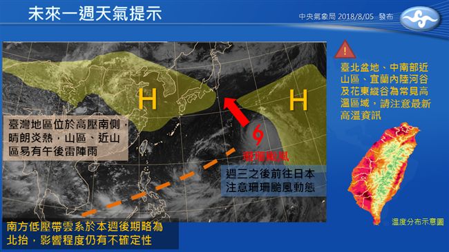 未來一周哪最熱？一張天氣提示圖秒懂