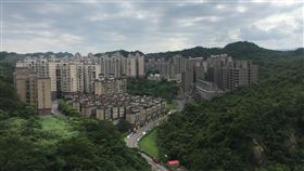 基隆甲山林城上城鳥瞰。