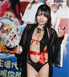 日本AV女優「體操小天后」海空花。（記者邱榮吉/攝影）