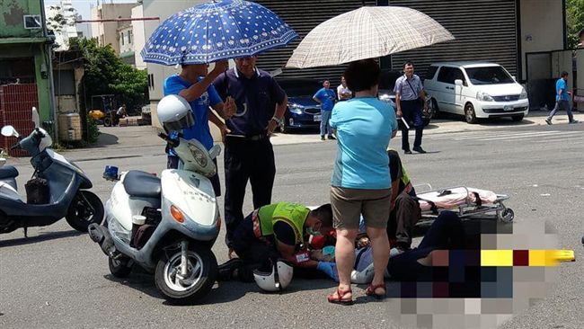 追違規車遭撞飛2樓高　女警截肢保命