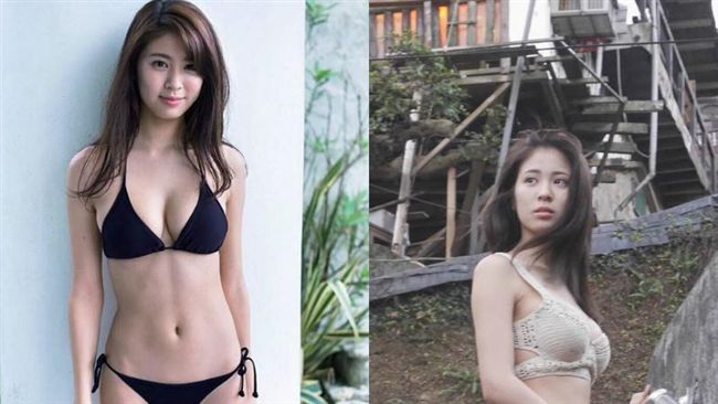 日本19歲美胸嫩模　台灣街頭大解禁
