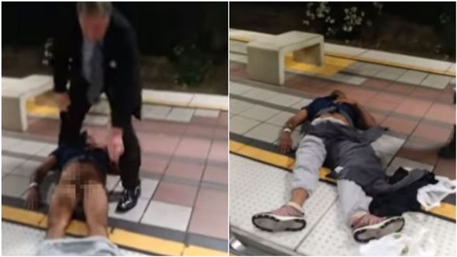 怕時間被耽誤　惡男將癲癇客拖出車廂