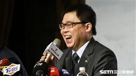 星宇航空董事長張國煒主持成立記者會。 （圖／記者林敬旻攝）