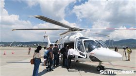 離島救護航空器記者會，離島駐地直升機。（圖／記者盧素梅攝）