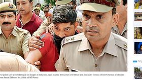 看A片獸性大發　他竟姦殺房東5歲女
印度,姦殺,性侵,Deepak Thakur,兒童性侵害
翻攝自《印度斯坦時報》