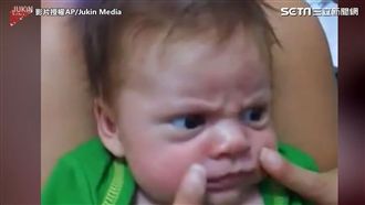 寶寶森七七！　爸媽擠眉弄眼就是不笑