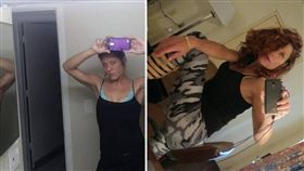 美國佛羅里達州一名40歲女子丹妮萊（Danielle Delores Teeples），日前在公園裸奔尖叫，時不時還用雙手搓胸、搓頭髮。當地警方獲報後，立刻將她逮捕，但丹妮萊則稱有「蜘蛛」在她身上，才會脫衣尖叫。（圖／翻攝自Danielle Teeples臉書）