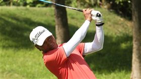 第8洞吞3柏忌讓呂文德受重傷。（圖／TSPGA提供）