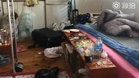 大陸一名留韓女子半年前有事回國，將在韓國的租屋租給一名大陸女留學生，沒想到對方竟不繳房租，還將房子弄得跟「豬圈」一樣，房內地板都是使用過的保險套和被血染的髒內褲。受害房東氣得po出鄒女的照片、護照，希望大家可以多加小心。（圖／翻攝自梨視頻）