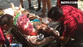 五峰旗瀑布傳巨響　2美籍遊客遭落石砸傷送醫