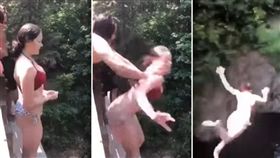 誤交損友！正妹被從6層樓高橋上推落
美國,跳河,瀑布,華盛頓州,損友
翻攝畫面、臉書Jordan Holgerson