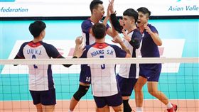 中華隊直落三取澳洲。（圖／中華排協提供）