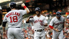 ▲波士頓紅襪游擊手Xander Bogaerts擊出今年第17號全壘打。（圖／美聯社／達志影像）