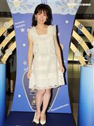 郭書瑤在情人節前夕甜蜜分享如何噴香水，讓你另一半好感度提升。（記者邱榮吉/攝影）