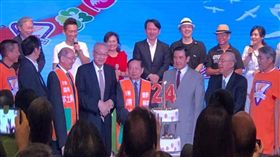 前總統馬英九、國民黨主席吳敦義，受邀出席「肝病防治基金會24周年」活動。（圖／取自肝病防治學術基金會）