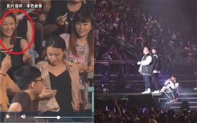 頑童幫助理求婚，陳珮騏、還有阿Ben和徐小可夫妻檔就坐在後頭 合成圖