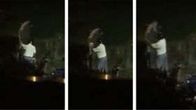 半夜嚇到人！鬼門開老翁半夜竟然在…　網友全被惹哭（圖／翻攝自爆廢公社臉書）