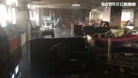 新北,新莊,署北,衛生福利部台北醫院,醫院,安寧病房,火警,火舌,護理之家（圖／翻攝畫面）