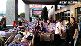 新北,新莊,署北,衛生福利部台北醫院,醫院,安寧病房,火警,火舌,護理之家,疏散（圖／翻攝畫面）