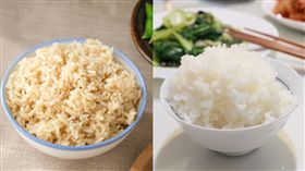 糙米飯 圖／攝影者Anna Cheng, Flickr 
https://flic.kr/p/28SSG65
白米飯,白飯 圖／攝影者Mark Liang, Flickr CCLicense https://flic.kr/p/e4dgw5