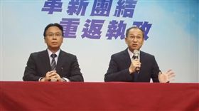 國民黨文傳會代理主委唐德明13日召開記者會抨擊行政院促進轉型委員會要求各政黨於一個月內提交政治檔案通報清冊是霸道行為、欺人太甚。（圖／翻攝臉書）