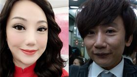 沈嶸自爆曾被秦偉強吻過。（圖／沈嶸提供、翻攝自臉書）