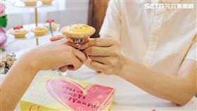 必勝客,七夕,情人節,起司塔,半熟起司塔