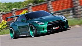 寬體綠惡魔Rocket Bunny X Nissan GT-R（圖／車訊網）