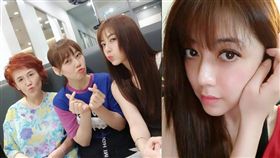 韓瑜今PO出她與妹妹幫媽媽慶生，嘟嘴俏皮照全家人顏質破表。（圖／翻攝自韓瑜臉書）