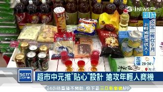 超市中元推貼心設計　搶攻年輕人商機