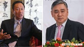 鴻海集團董事長郭台銘、宏仁集團總裁王文洋（圖／翻攝自臉書、記者林敬旻攝）