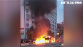 瑞典起火（圖／翻攝自AP）