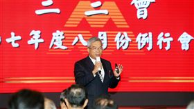 三三會例會　邀謝金河談全球經濟趨勢三三會15日舉行8月例會，邀請財信傳媒集團董事長謝金河（圖）專題演講「2018全球經濟趨勢與投資展望」。中央社記者郭日曉攝　107年8月15日