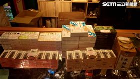 警方在周男店內查扣大批含尼古丁的電子煙油，訊後依違反藥事法移送法辦（翻攝畫面）