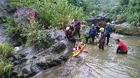 台中仙女瀑布戲水意外　外籍男溺斃